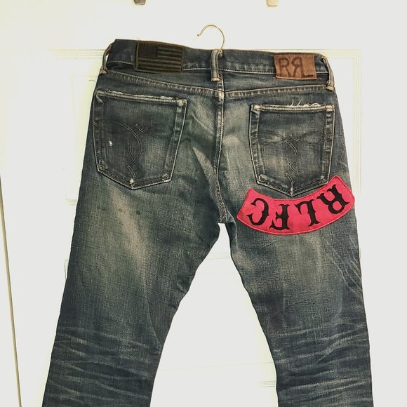 Custom Selvedge RRL Jeans Slim Boot Cut [Sz 30/30] - Picture 1 of 16